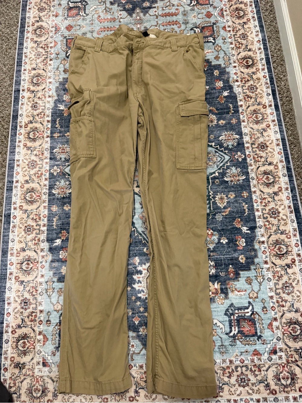 Carhartt Men's Cargo Pants in Khaki - Durable Everyday Utility